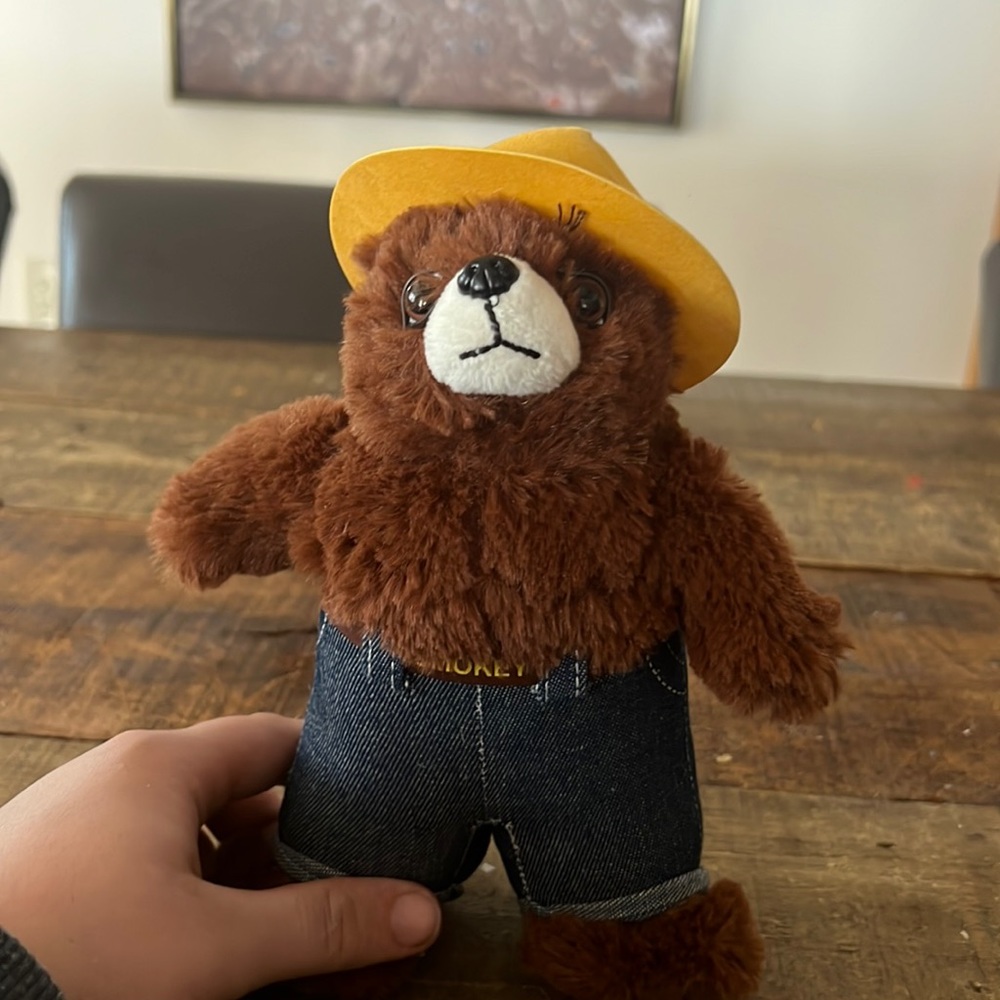 Vintage smoky the bear stuffed animal